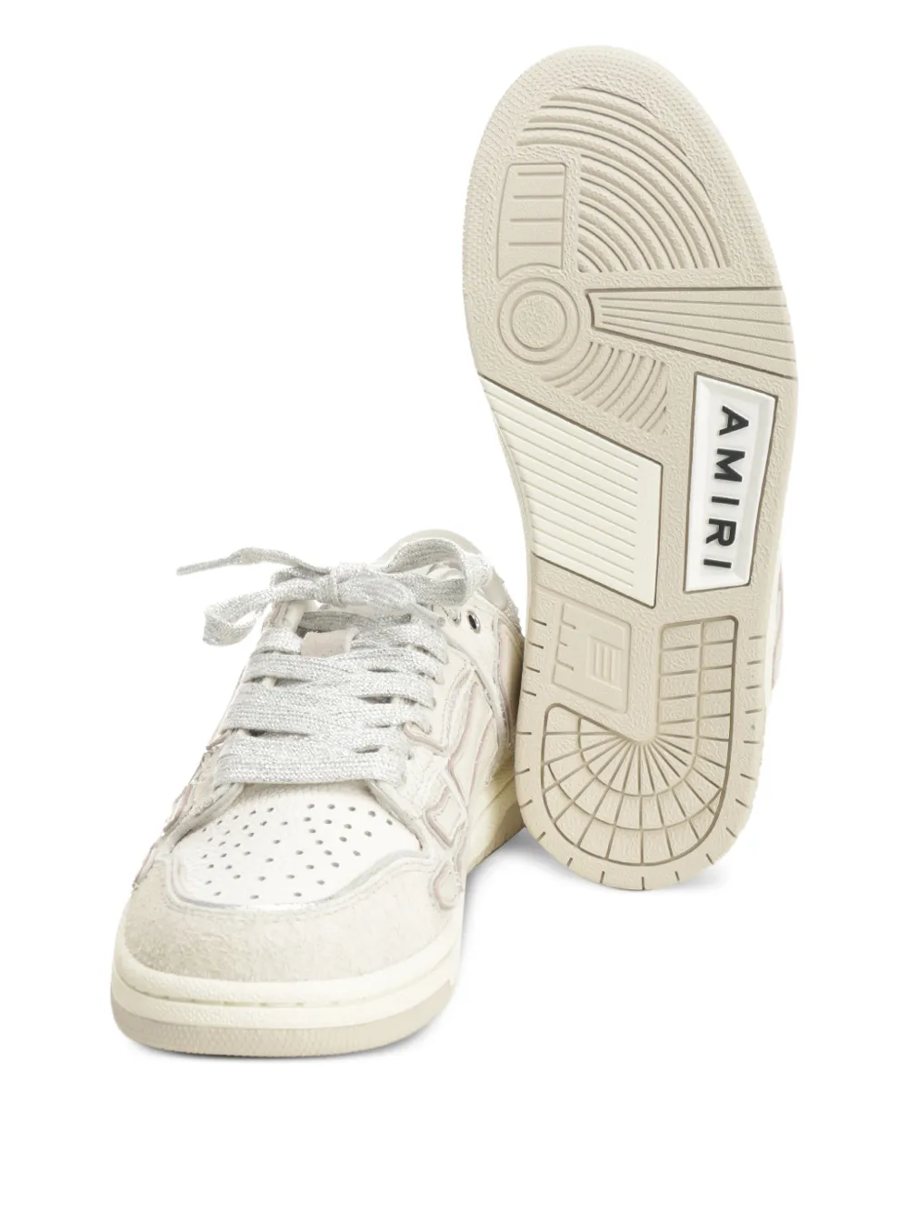 AMIRI Sneakers met glitter Beige