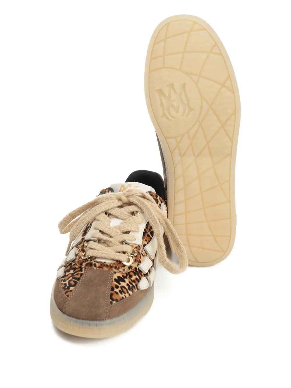 AMIRI Sneakers met luipaardprint Bruin