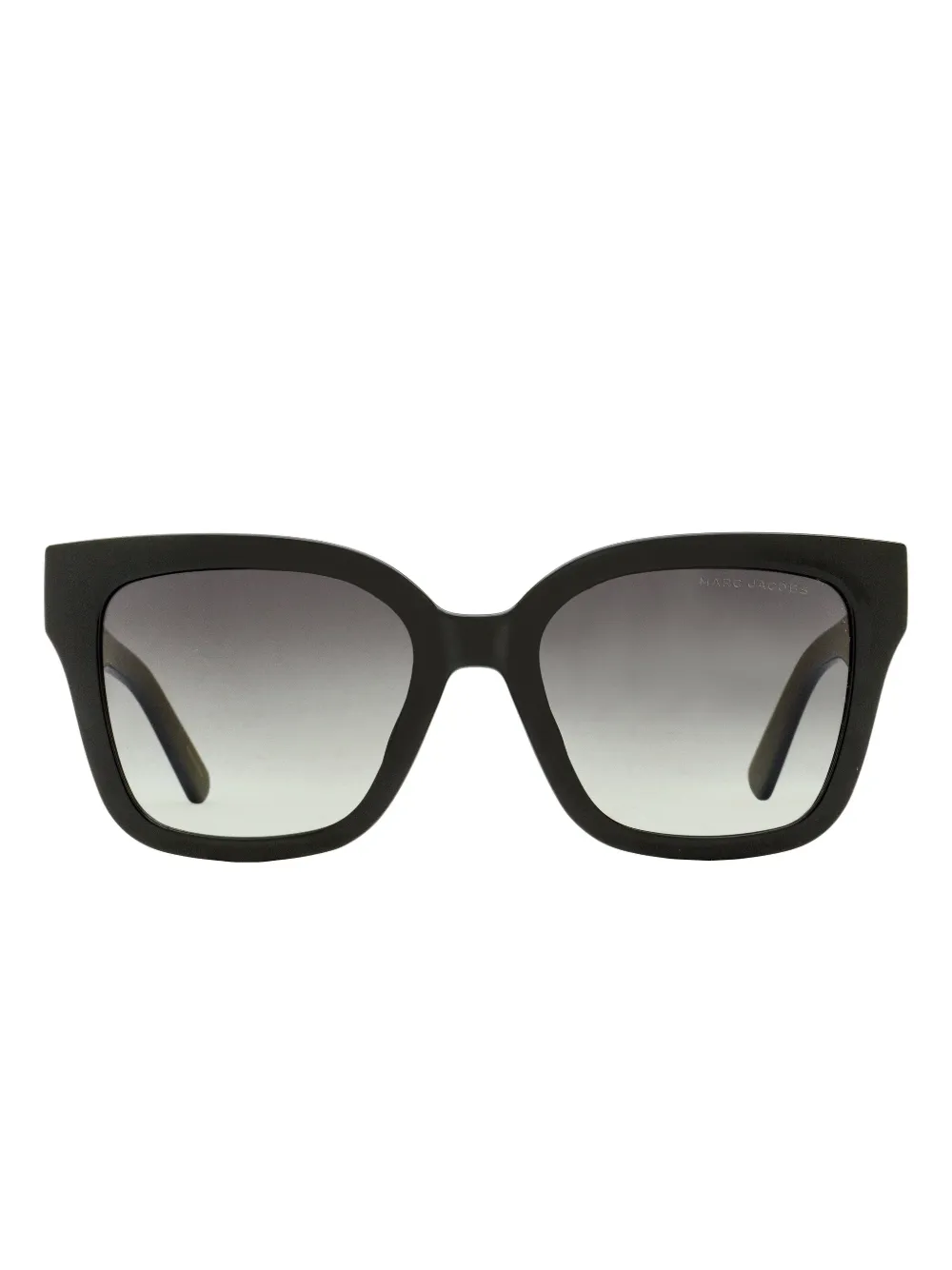 Marc Jacobs Stepped Brow Square-frame Sunglasses In Black
