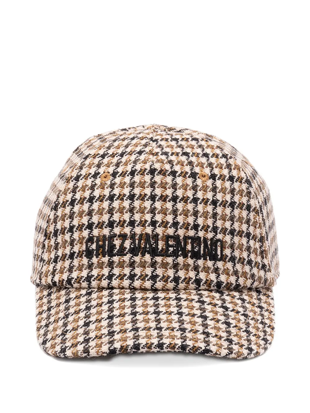 Valentino Garavani houndstooth check hat | Neutrals | Image 1