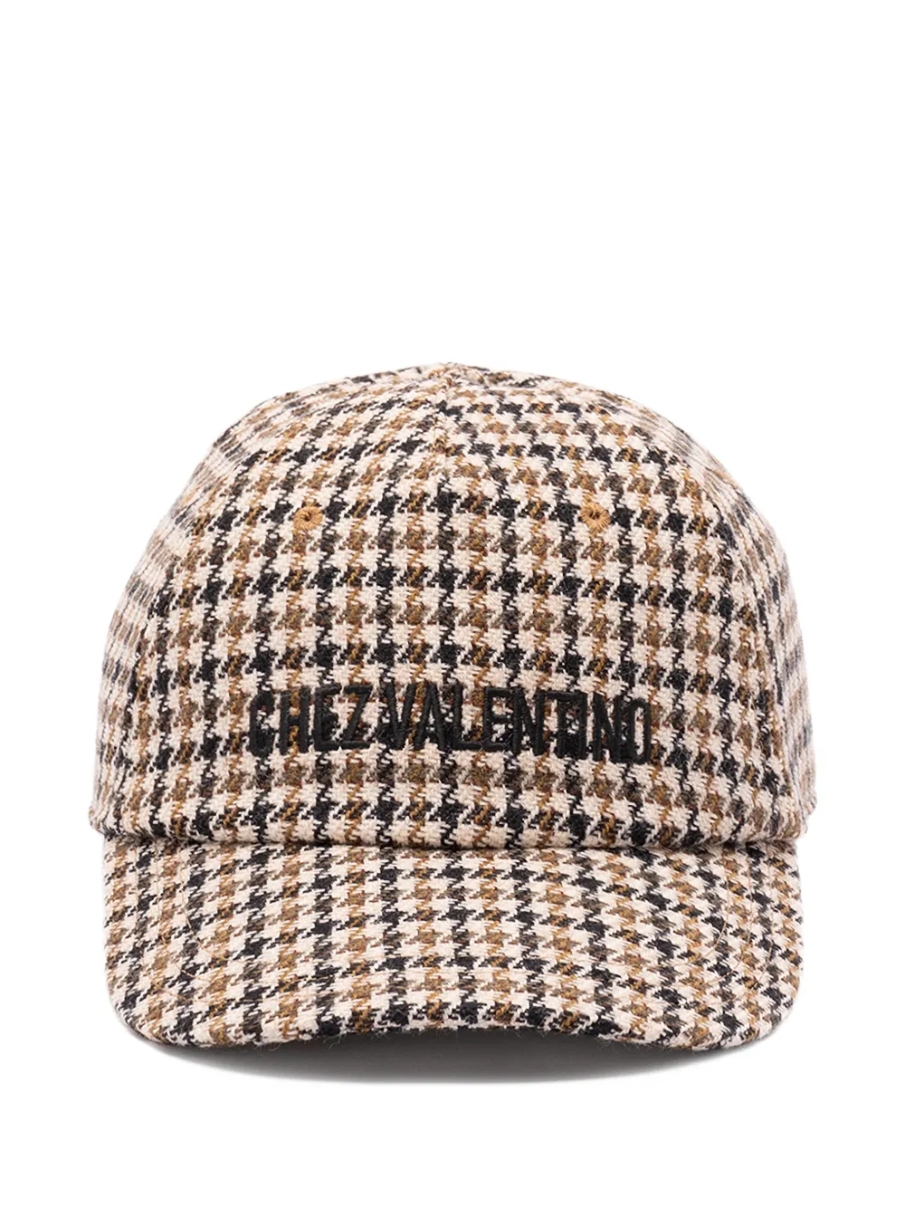 Valentino Garavani houndstooth check hat - Toni neutri