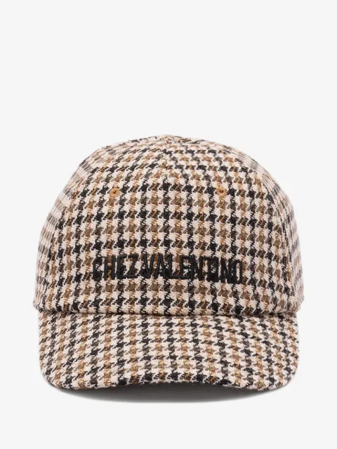 Valentino Garavani gorro con motivo pied de poule