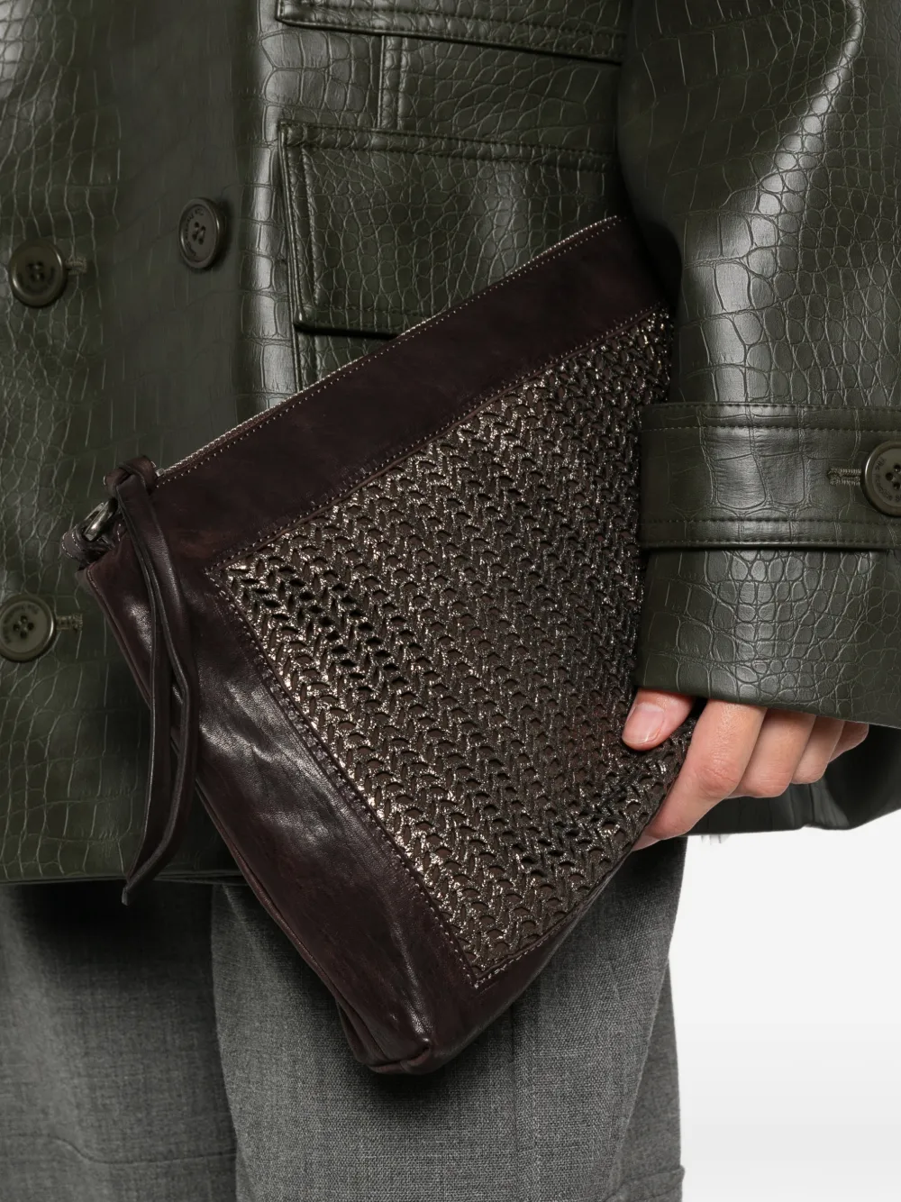 Alicia Woven Satchel