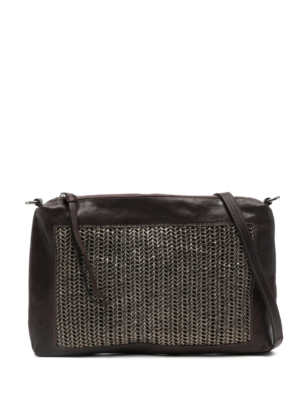 Sommet Alicia Woven Satchel In Brown