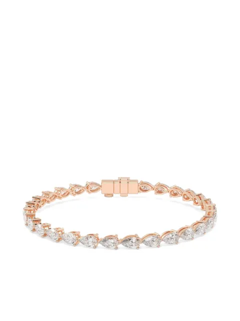 Tilla 14kt rose gold tennis bracelet