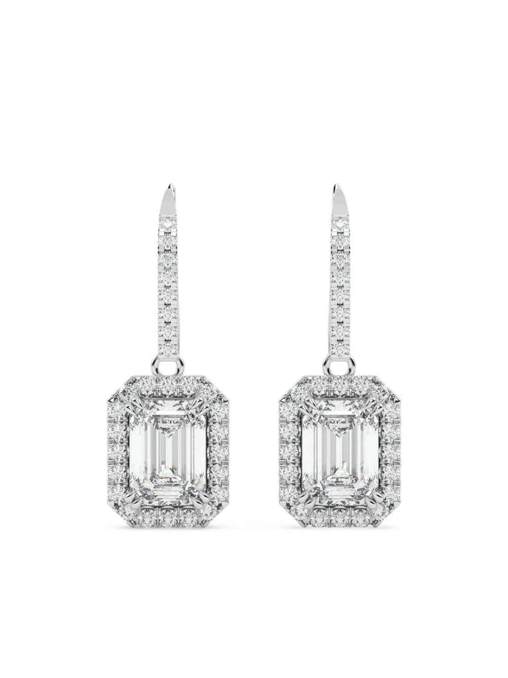 Tilla aretes en oro blanco de 14kt | plateado | Image 1