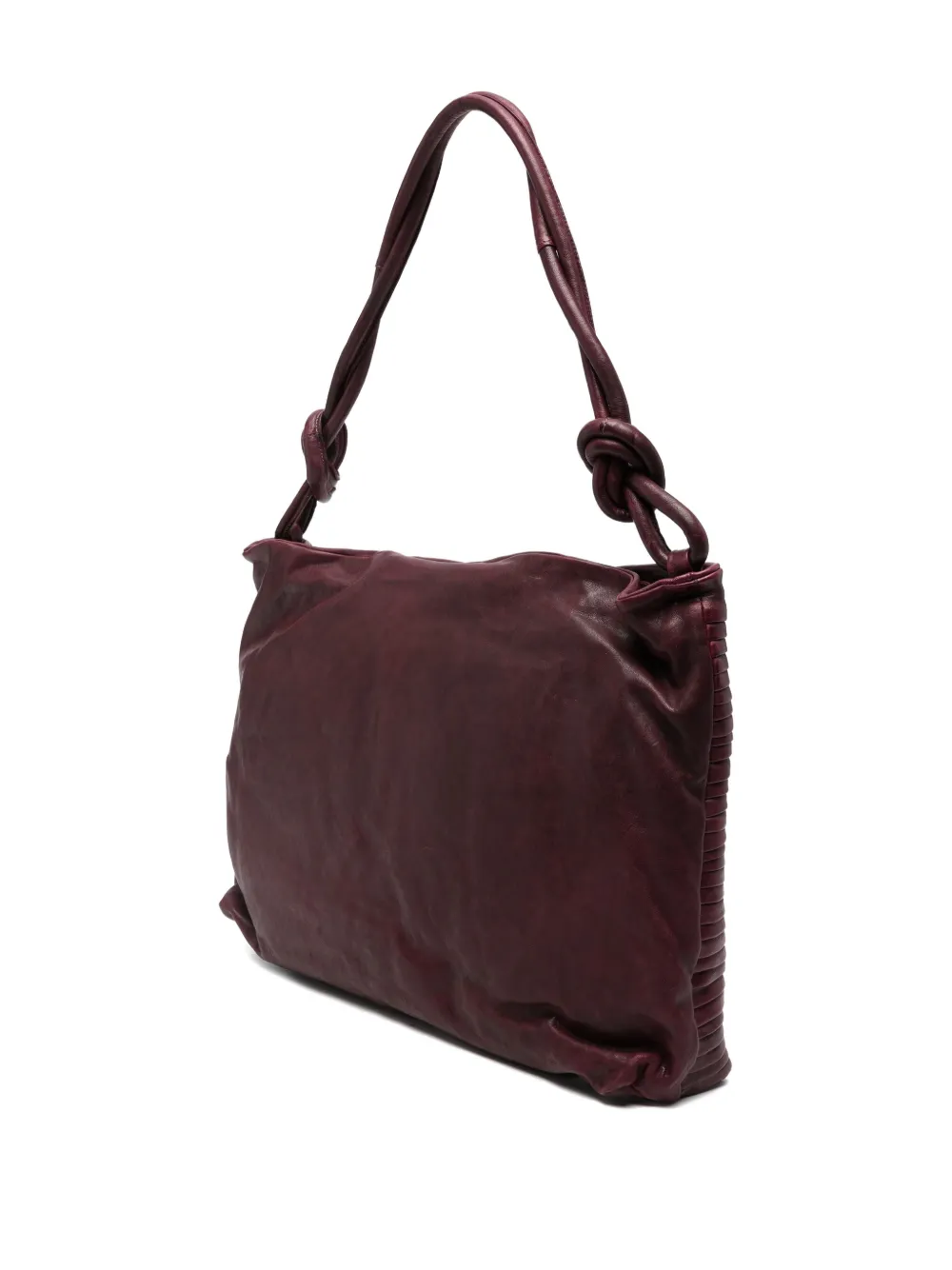  Sommet Pleated Knot Shoulder Bag - Red 