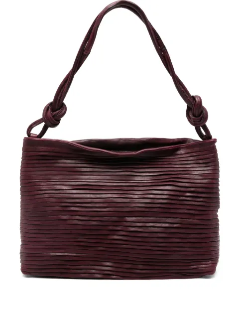 SOMMET pleated knot shoulder bag