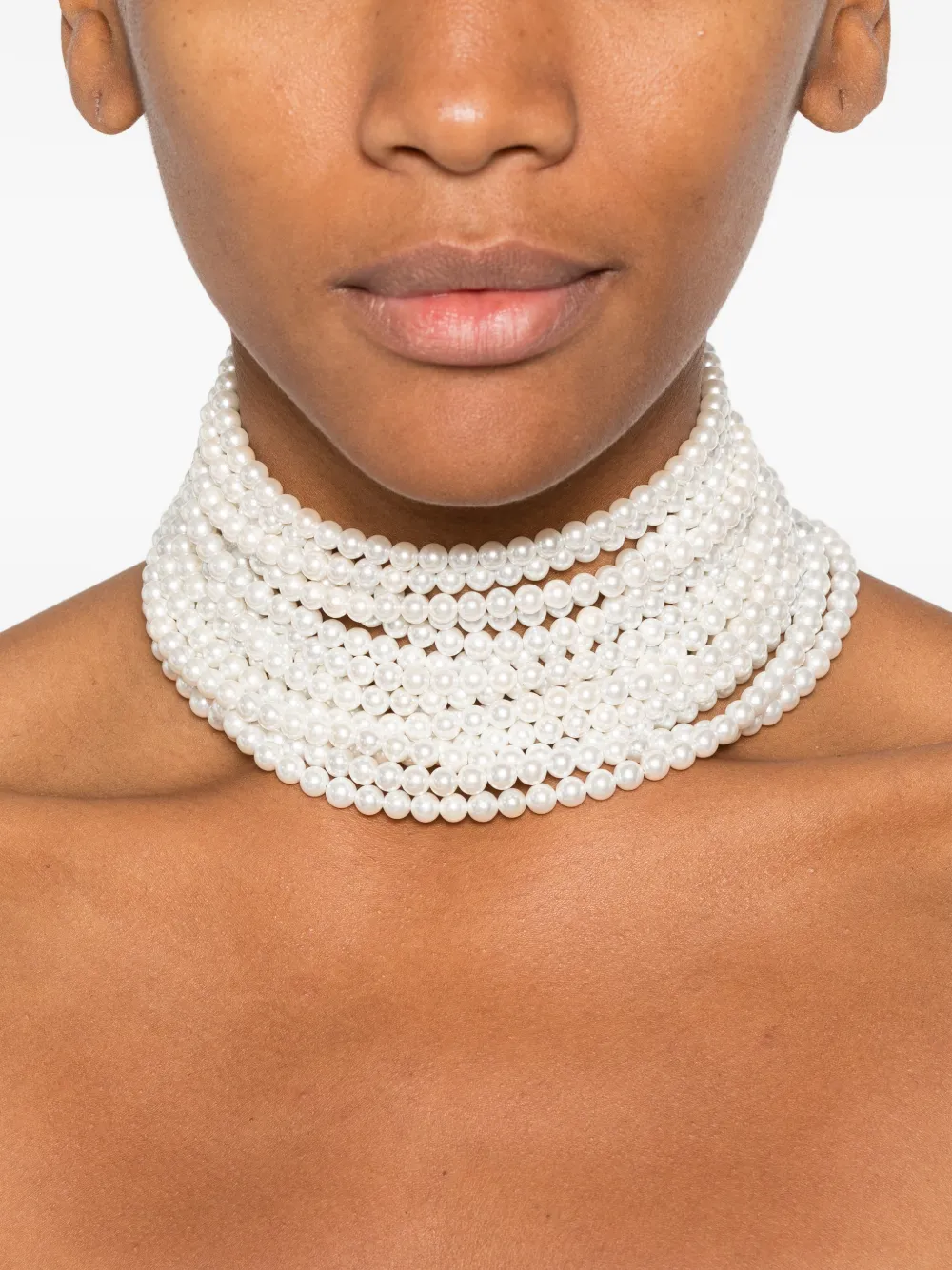 Atu Body Couture Multistrand Pearl Necklace In Neutral