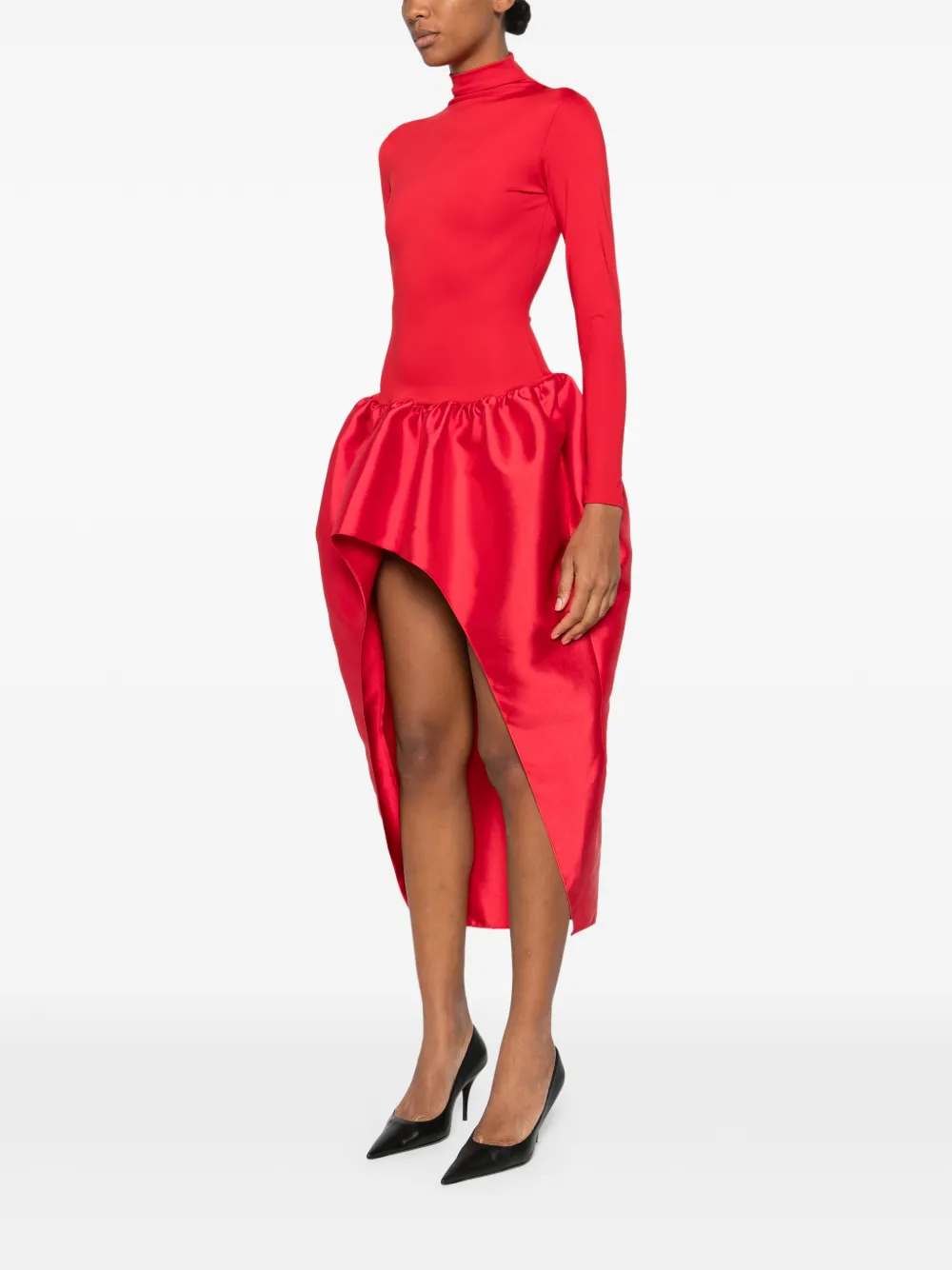Atu Body Couture Asymmetrische jurk Rood