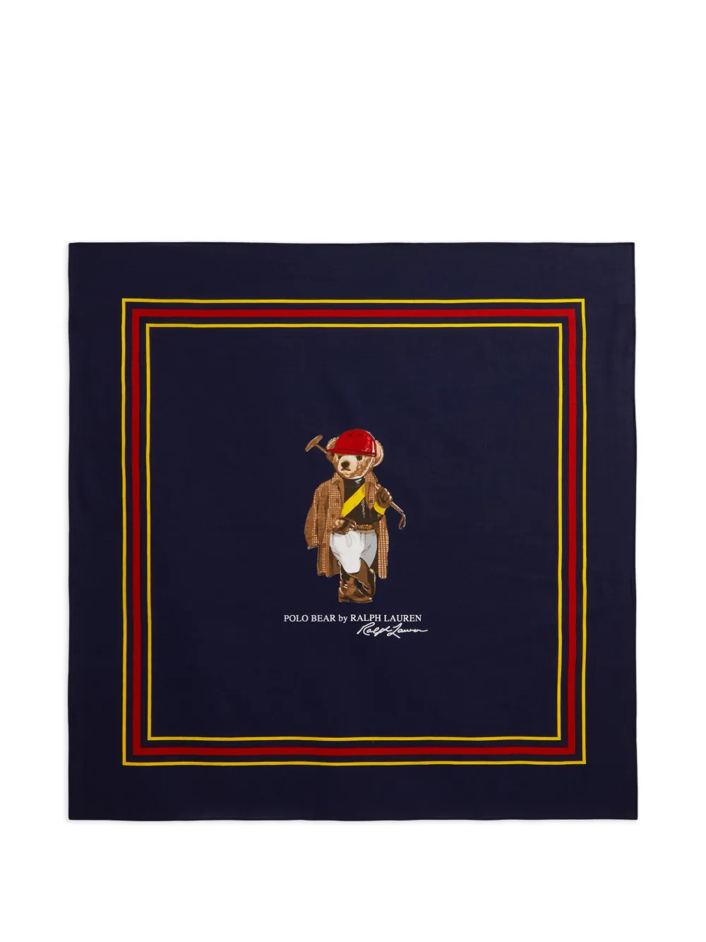 Polo Ralph Lauren square scarf - Blu