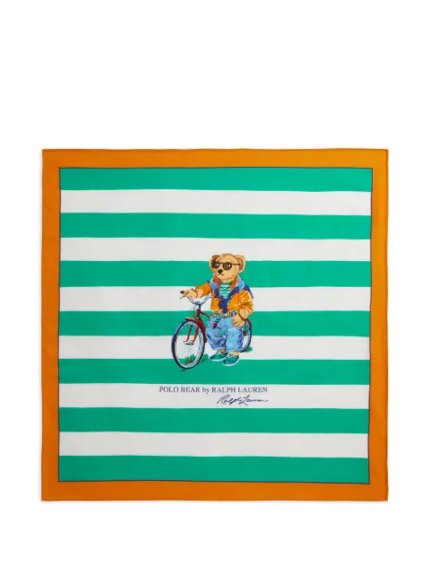 Polo Ralph Lauren mascada cuadrada con motivo de rayas