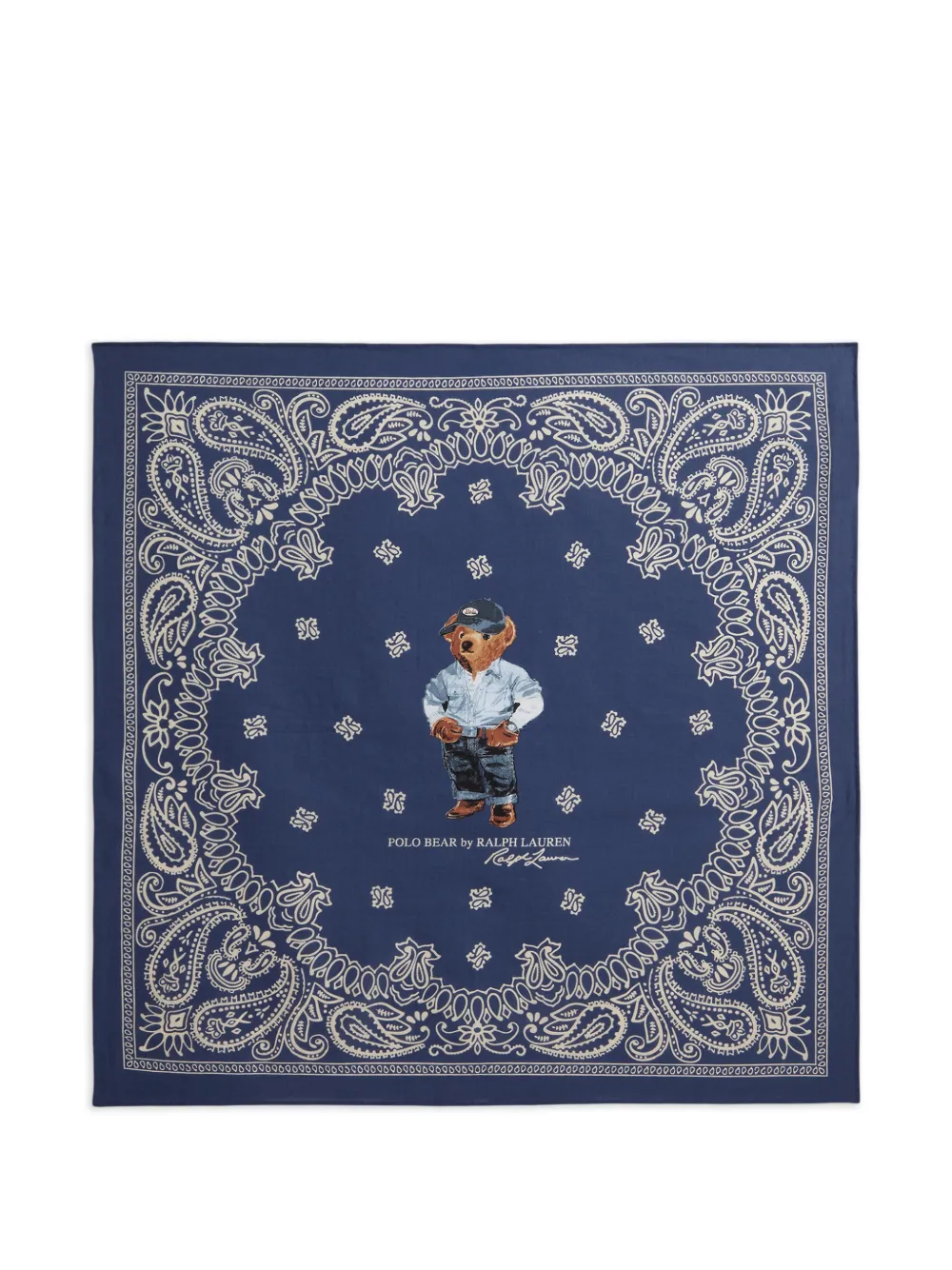Polo Ralph Lauren Schal mit Paisleymuster - Blau