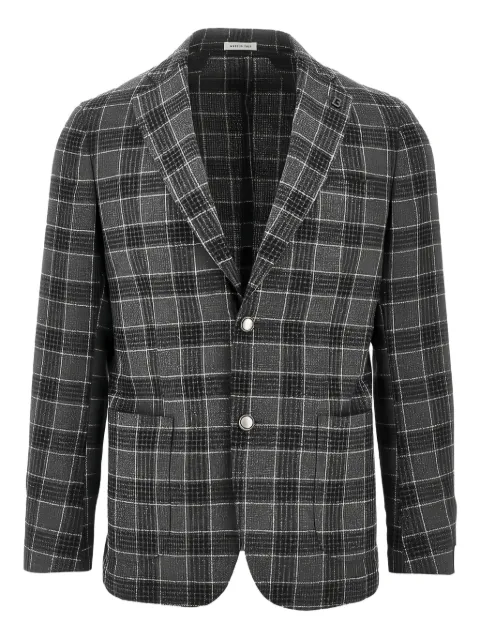 BRERAS MILANO checked single-breasted blazer