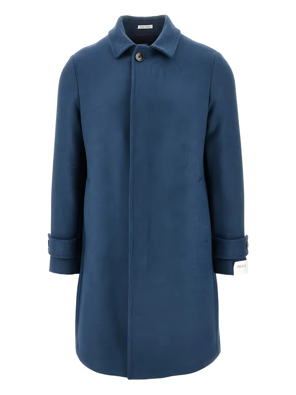 BRERAS MILANO buttoned single-breasted coat - Blu