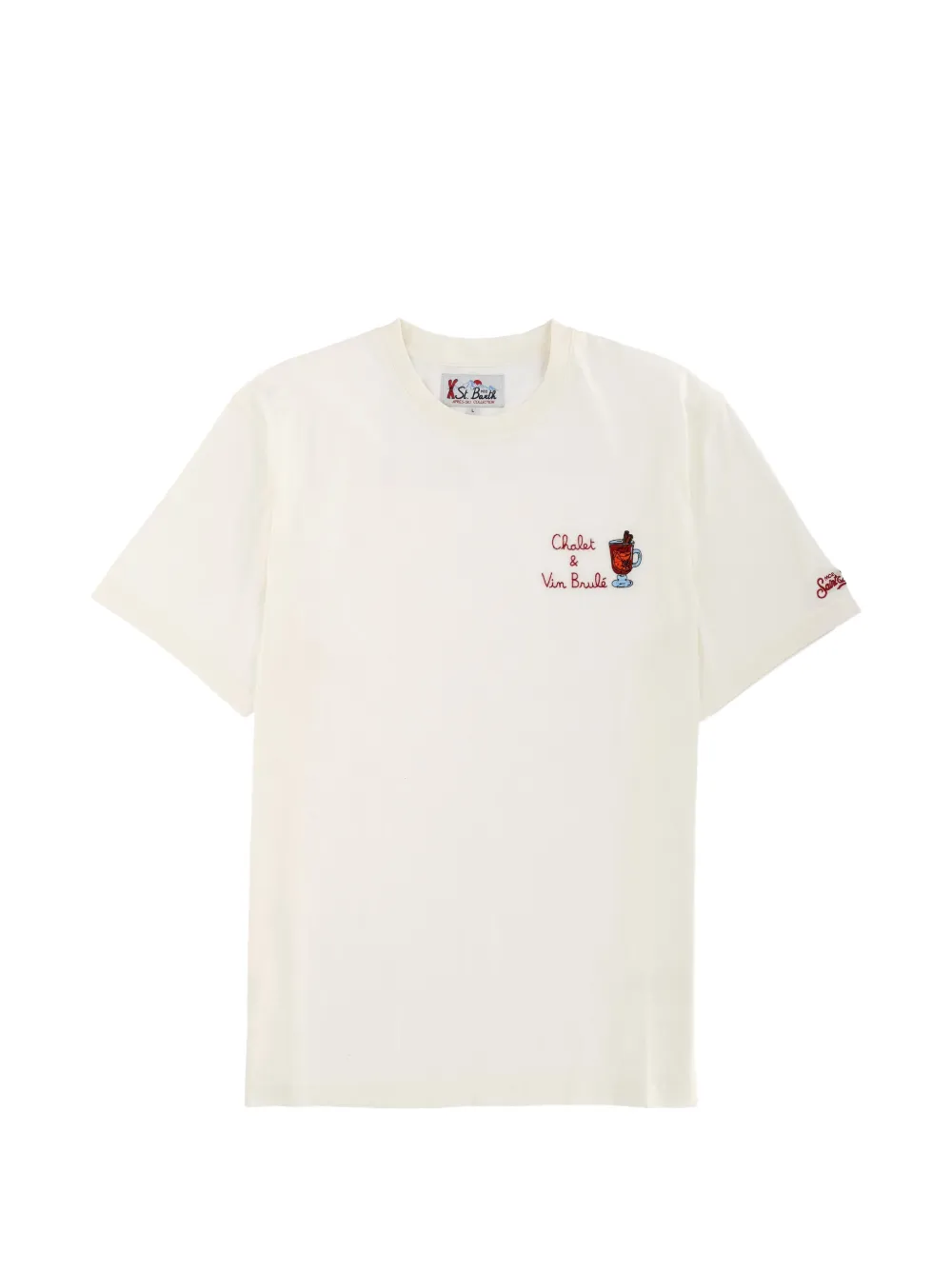 MC2 Saint Barth embroidery T-shirt - Toni neutri
