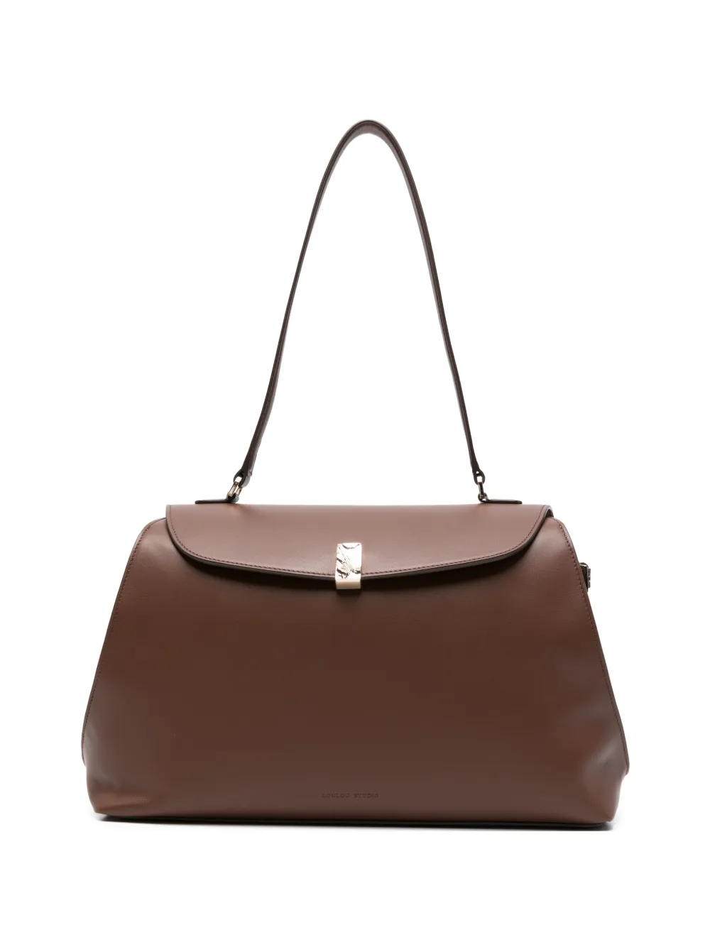 LouLou de Saison flap-closure shoulder bag - Marrone