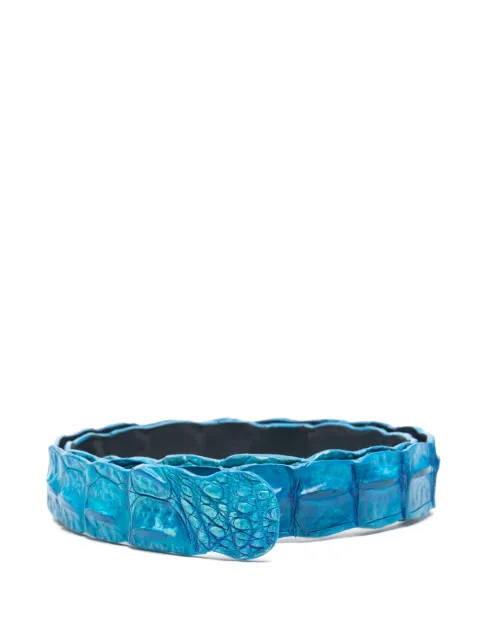 SOMMET crocodile-leather belt