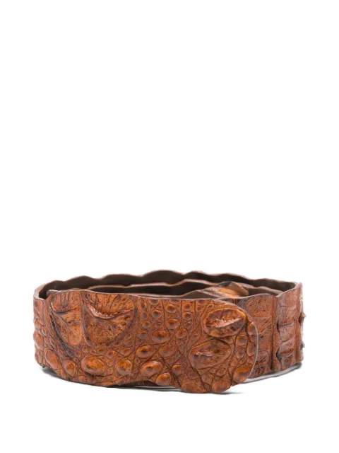 SOMMET crocodile-leather belt