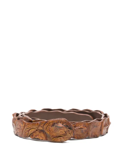 SOMMET crocodile-leather belt