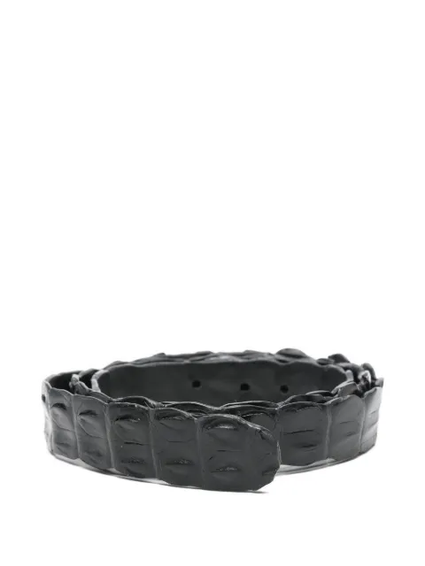 SOMMET crocodile-leather belt
