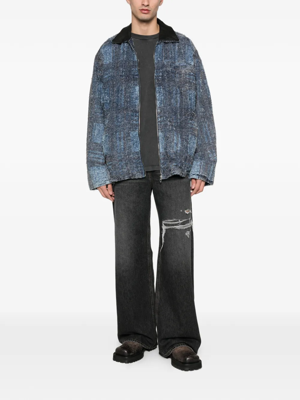 Diesel D-Ivar-S1 plaid-pattern jacket | Lightweight Jackets | Image 2