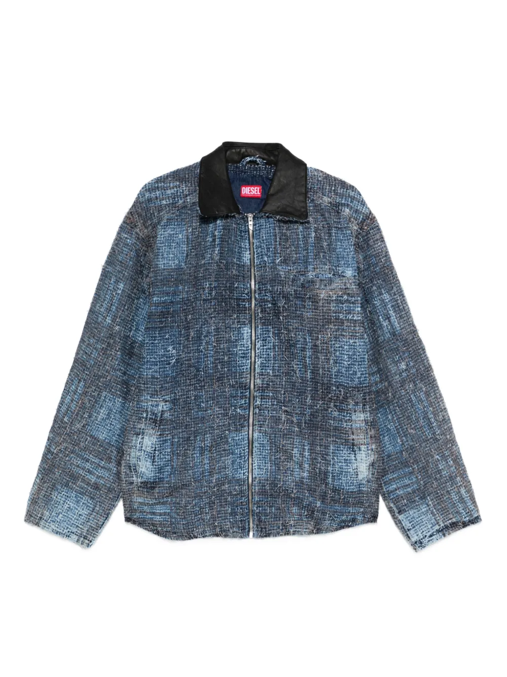 Diesel D-Ivar-S1 plaid-pattern jacket | Blue | Image 1