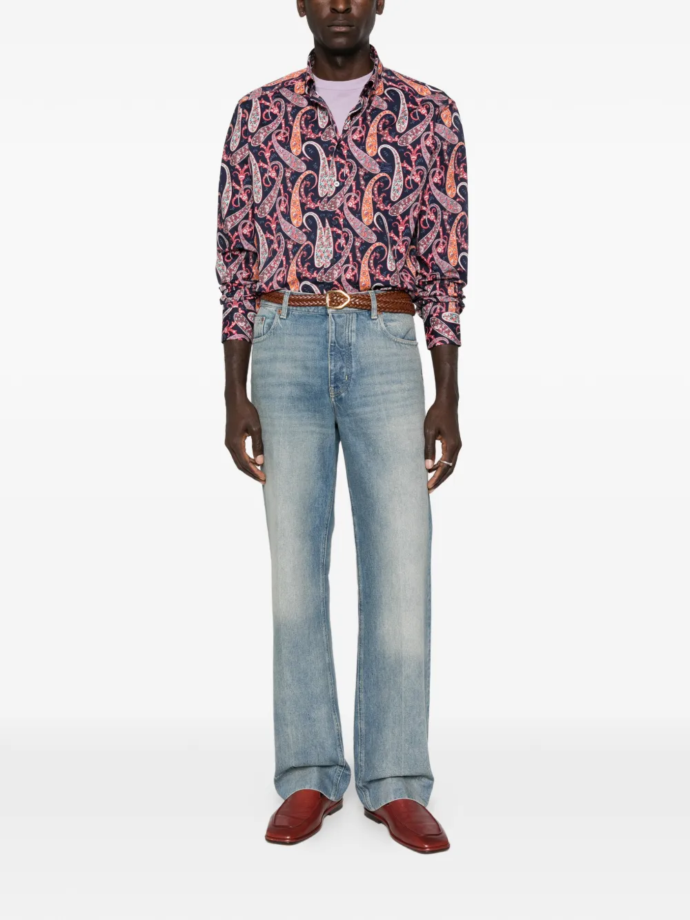 ETRO paisley shirt - Blauw