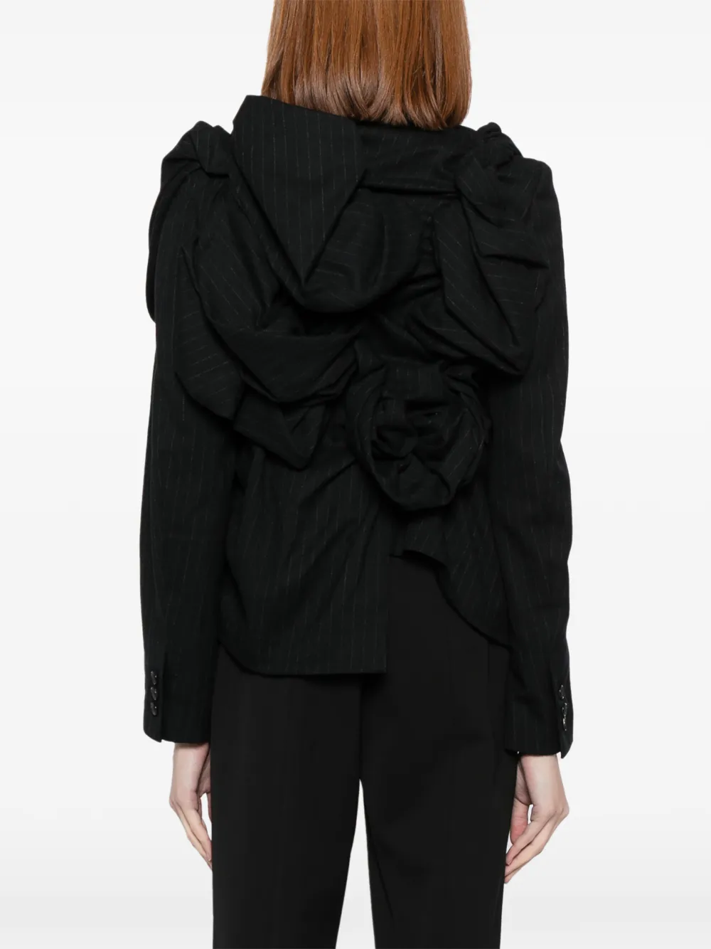 Comme Des Garçons Gedrapeerd jack Zwart