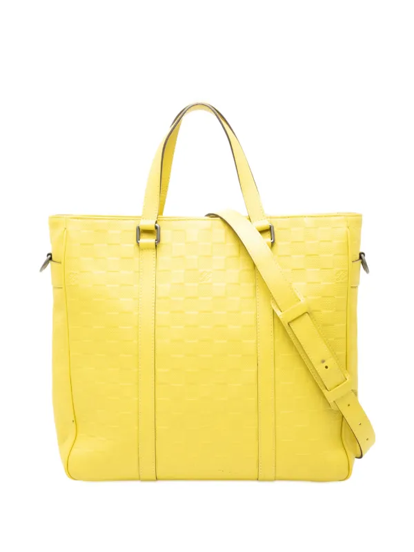 LOUIS VUITTON ルイ ヴィトン ダミエアンフィニ ネオ タダオ トートバッグ ビジネスバッグ ソラール 黄色 イエロー ショルダー欠品 N41228 32834984_63175955_600.jpg