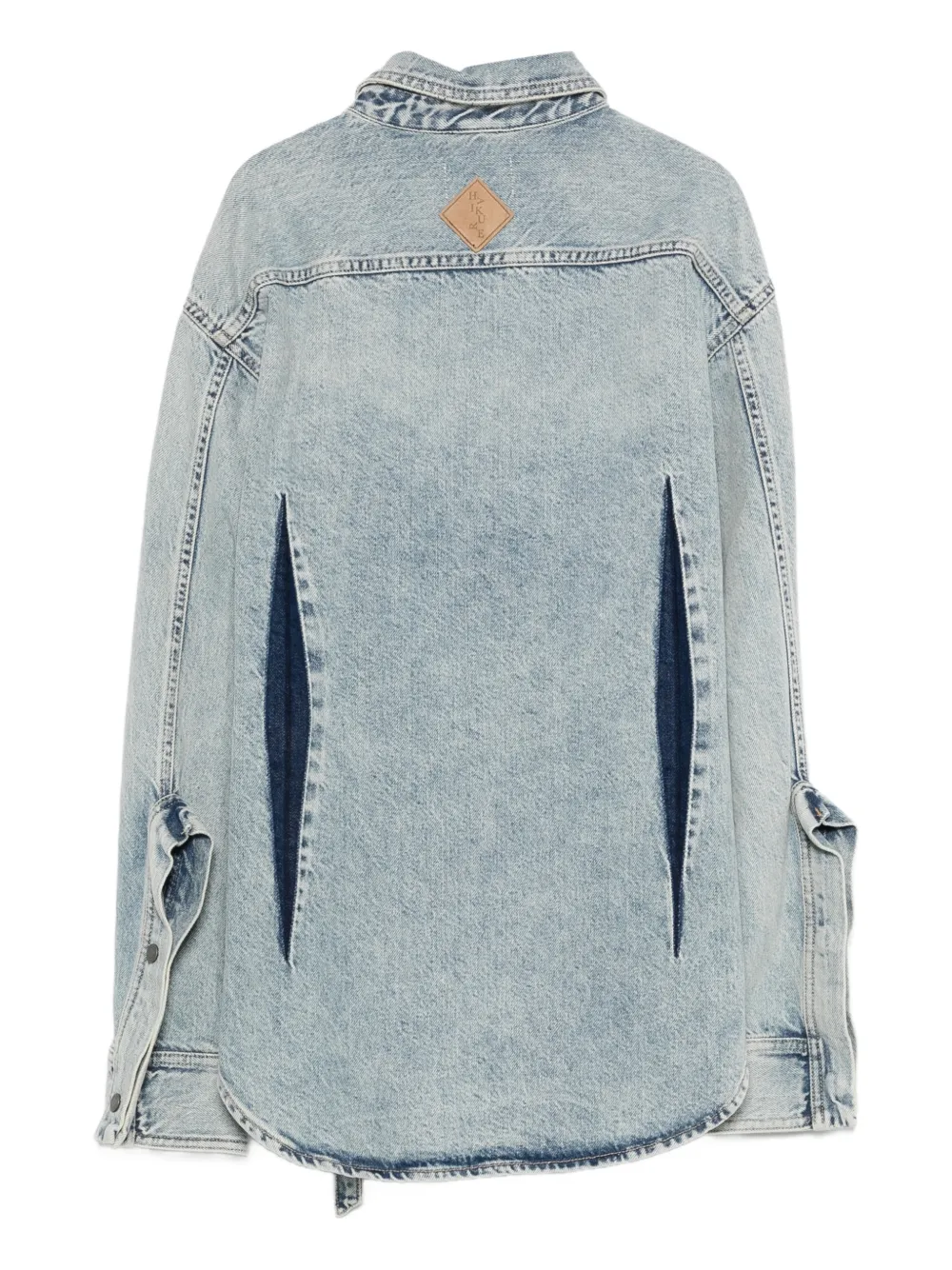 Haikure Bella belted shirt - Blauw