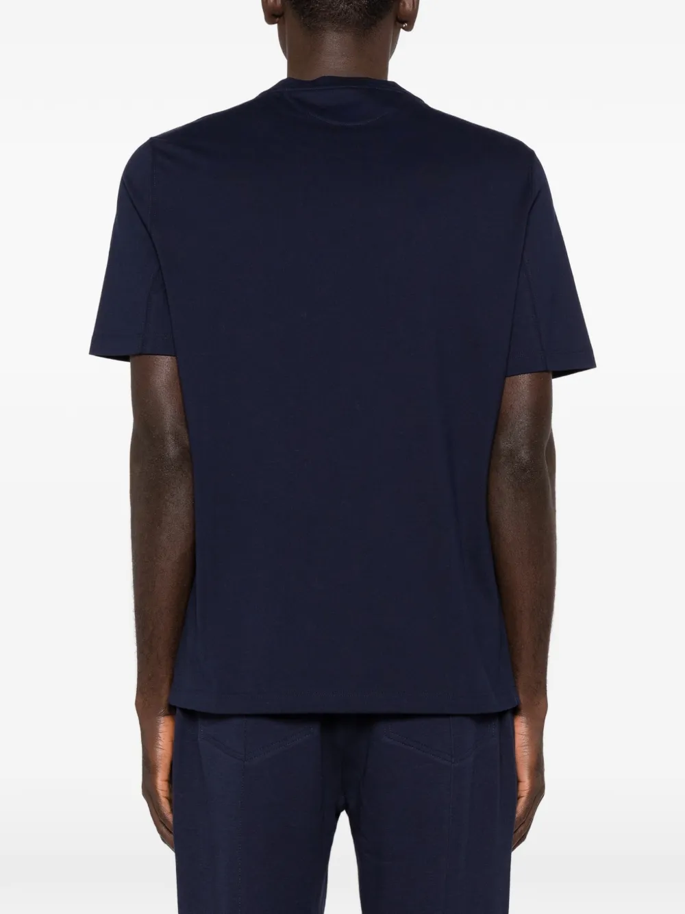 Brunello Cucinelli Katoenen T-shirt met grafische print Blauw