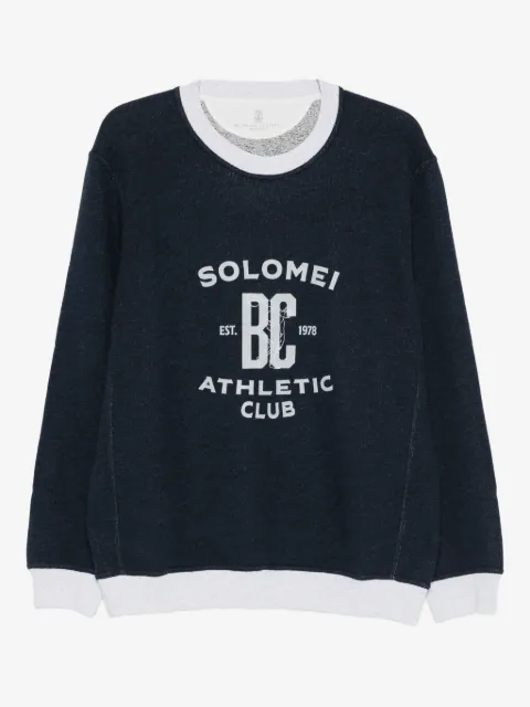Brunello Cucinelli graphic print sweatshirt