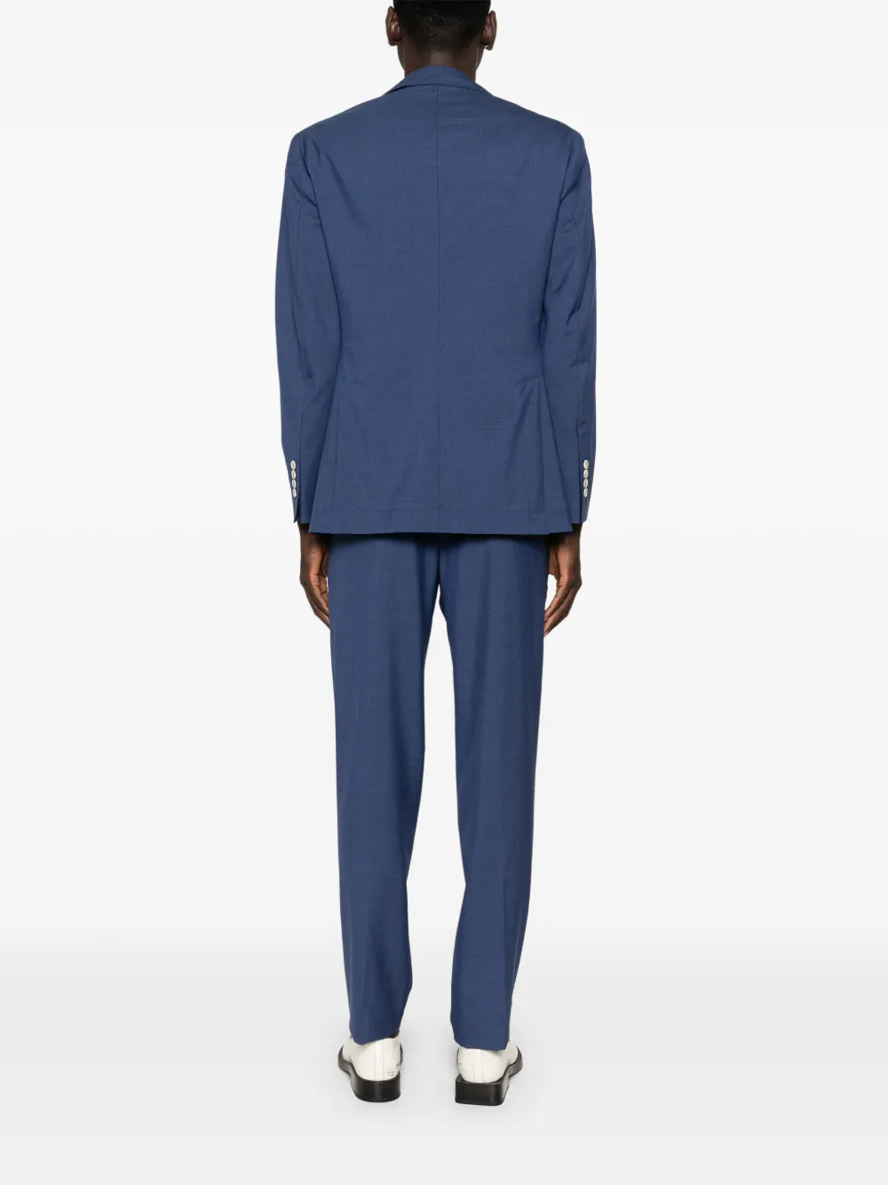  Brunello Cucinelli Notched-lapel Single-breasted Suit - Blue 