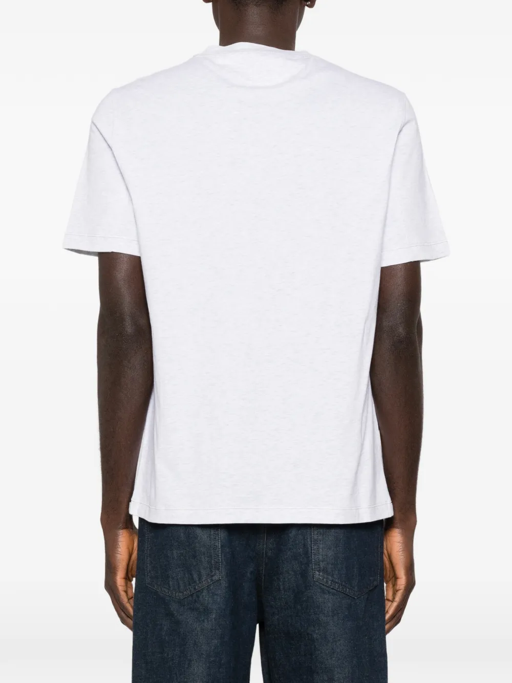 Brunello Cucinelli T-shirt met logo Grijs