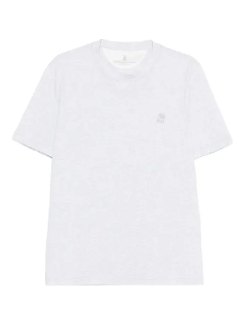 Brunello Cucinelli crew-neck logo T-shirt