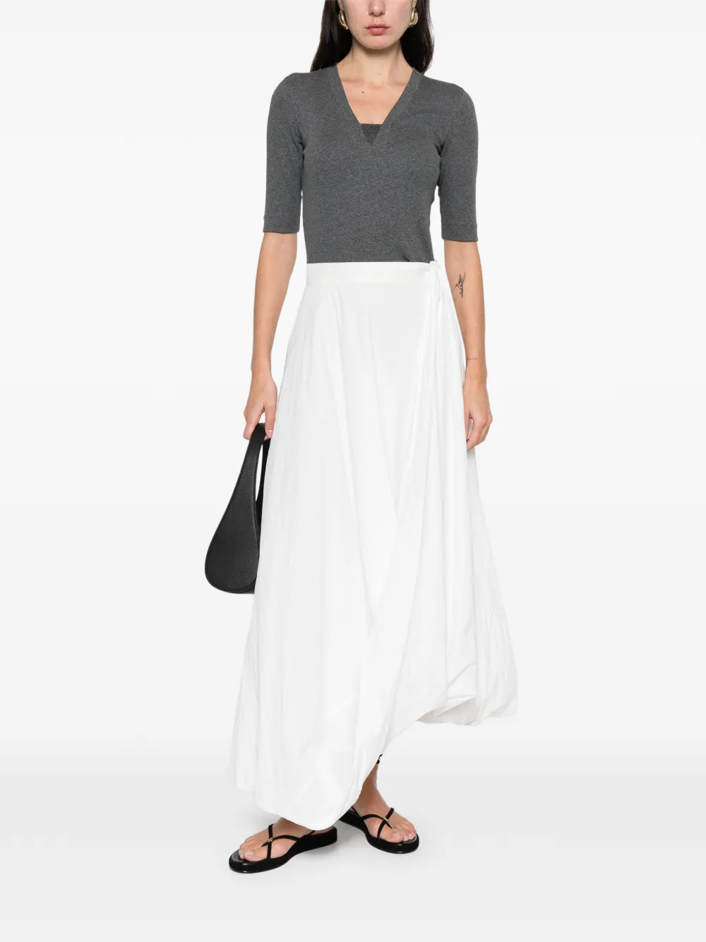 Brunello Cucinelli playera con detalles y cuello en V | Playeras y jerséis | Image 2