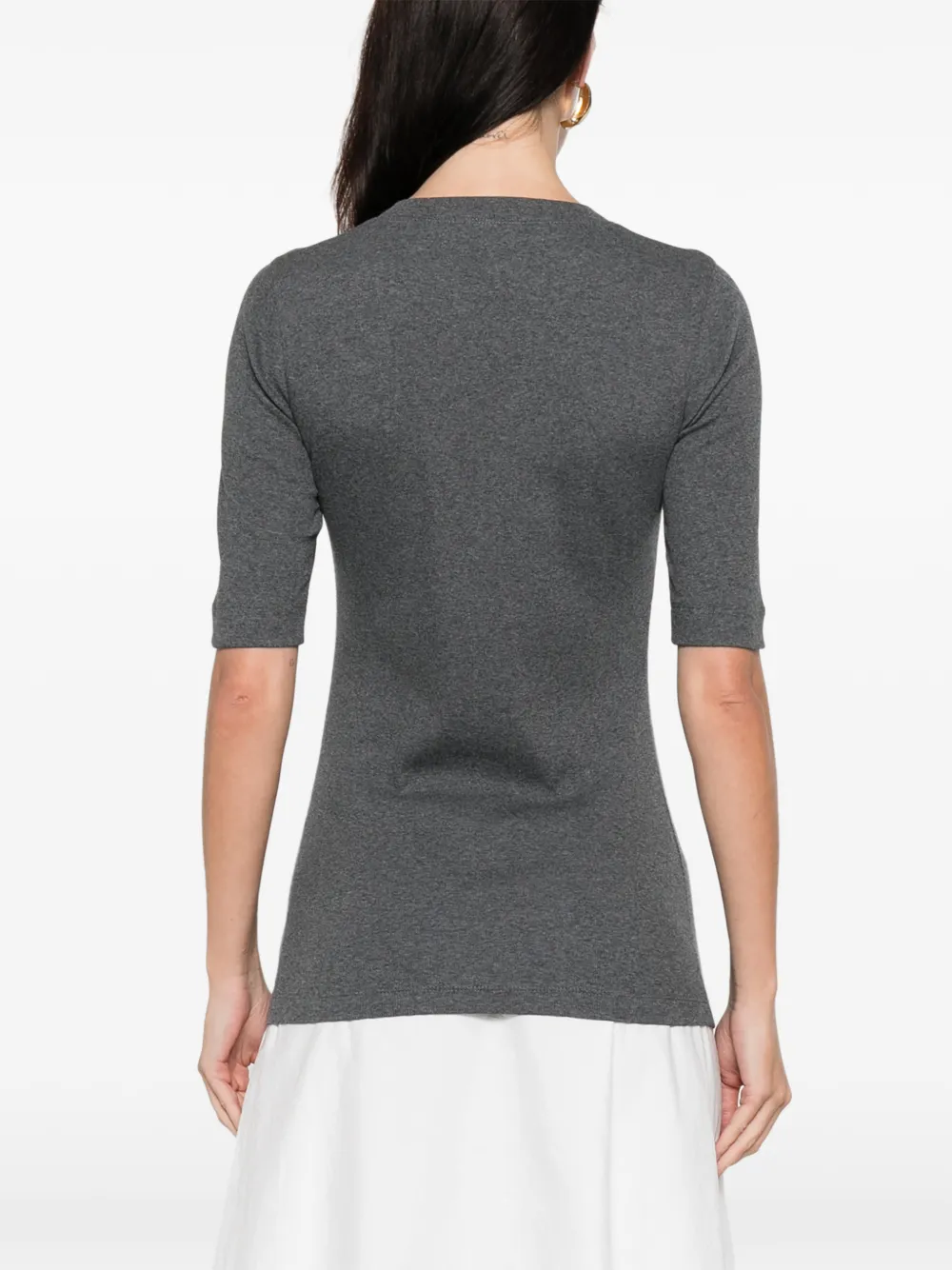 V-Neck Embellished T-Shirt