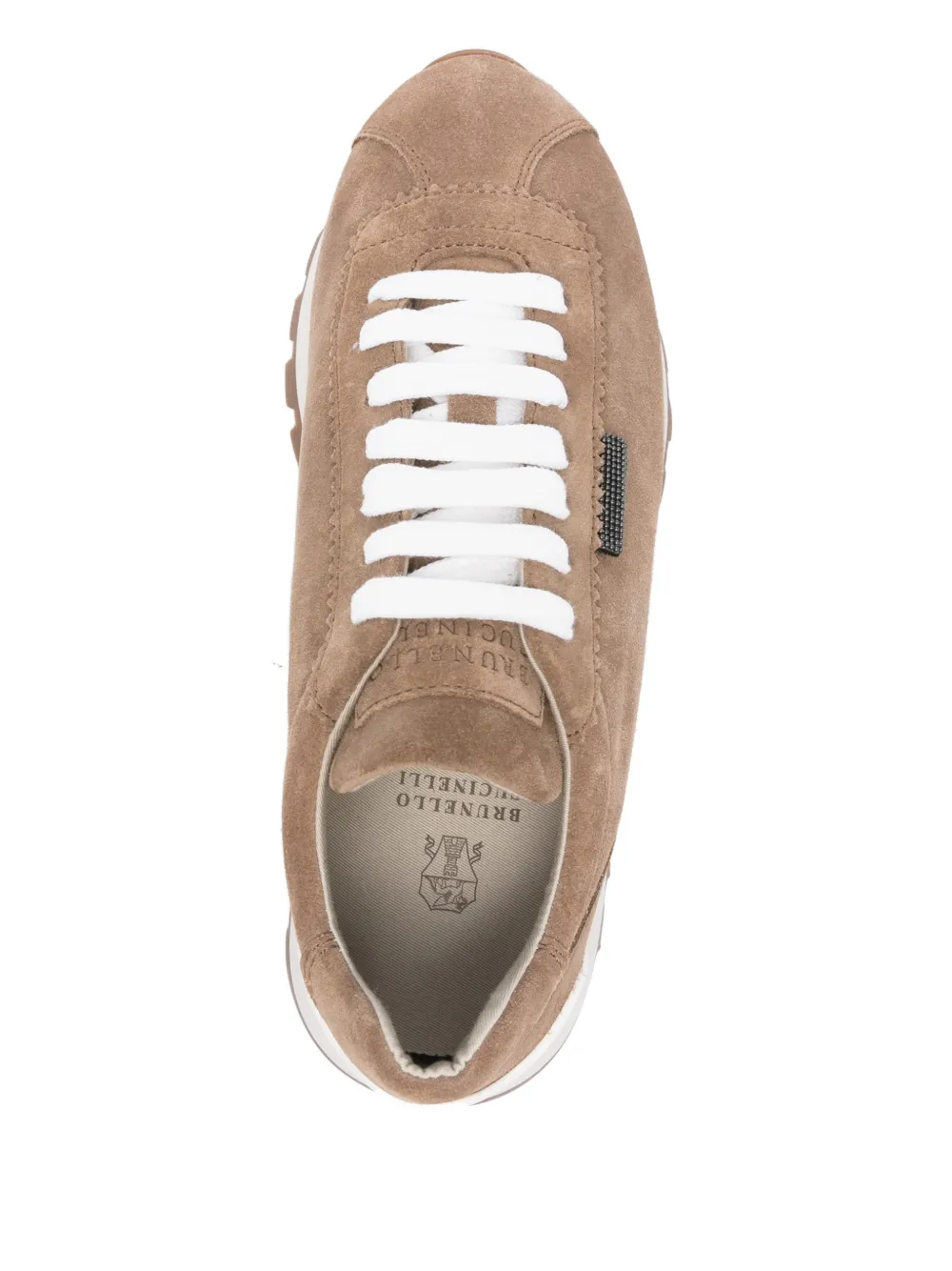 Brunello Cucinelli Leren sneakers Bruin