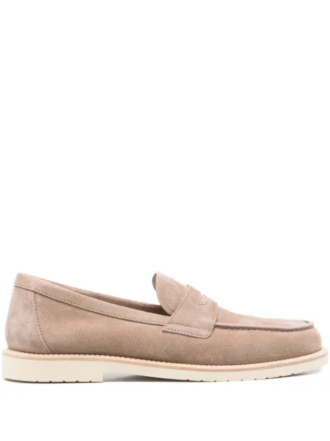 Brunello Cucinelli flat leather loafers