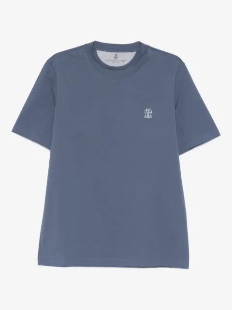 Brunello Cucinelli t-shirt en jersey à logo