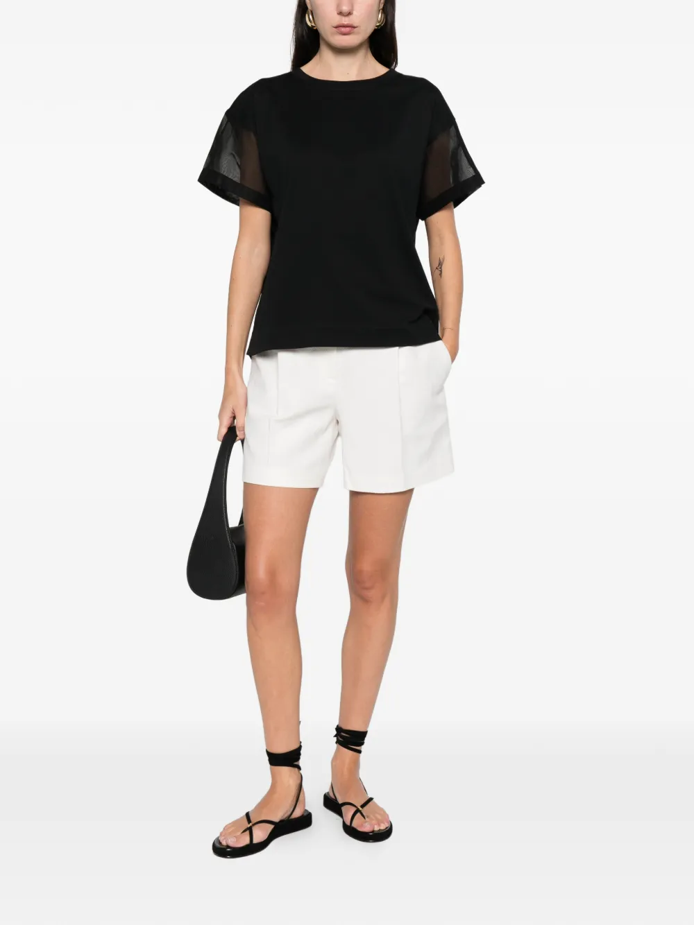 Brunello Cucinelli playera con panel traslúcido | Playeras y jerséis | Image 2