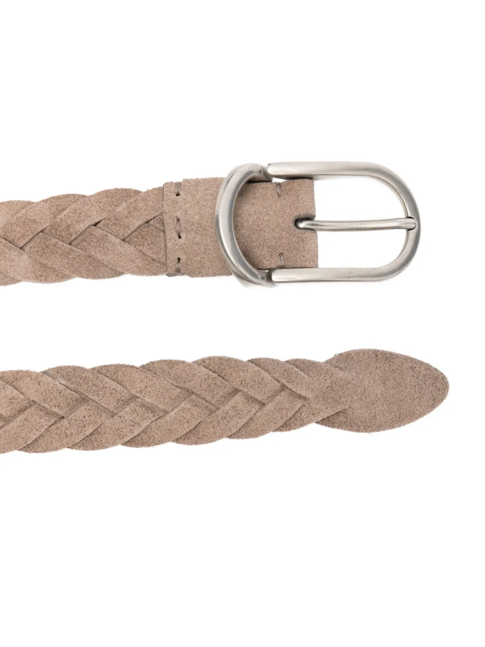 Brunello Cucinelli buckle leather belt - Bruin