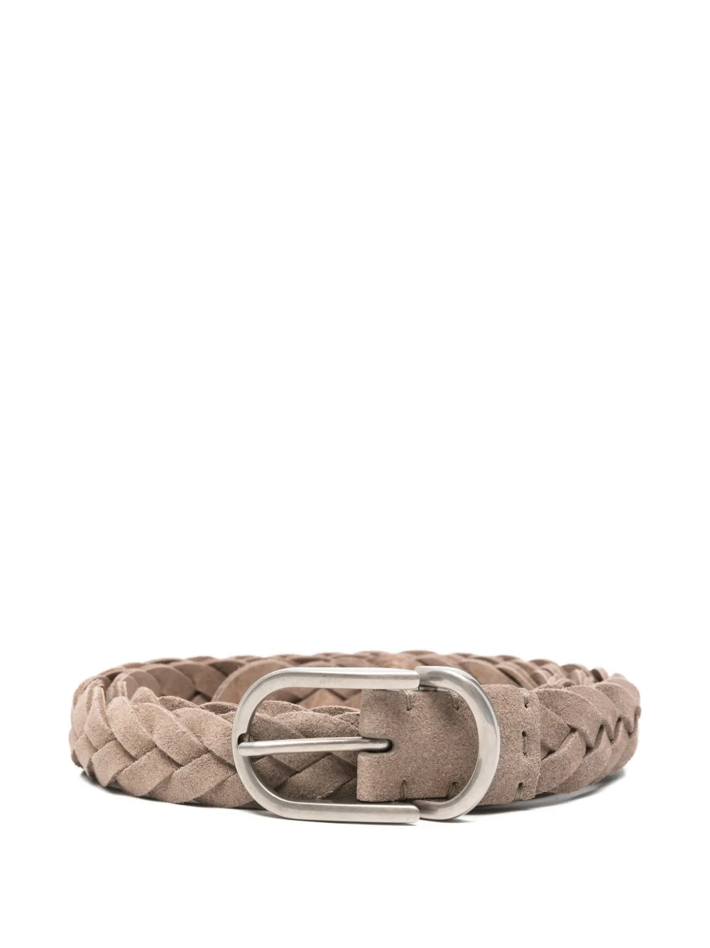 Brunello Cucinelli cinturón de piel con hebilla | marrón | Image 1