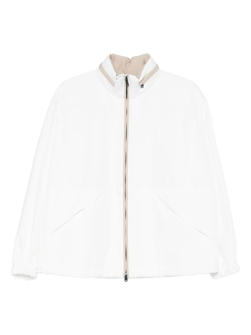 Brunello Cucinelli zip-up collar jacket | White | Image 1