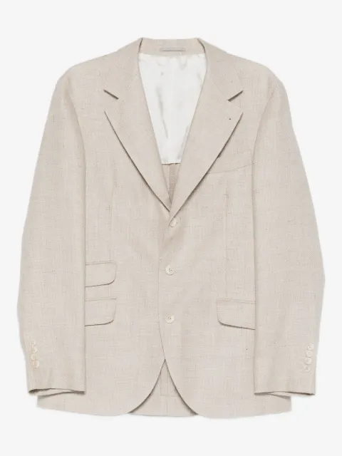 Brunello Cucinelli notched-lapel single-breasted blazer