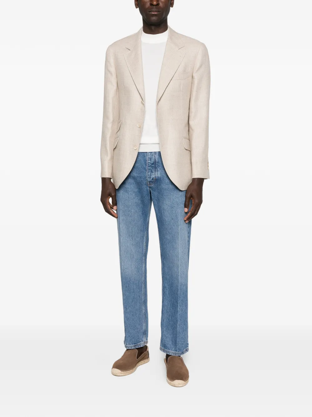 Brunello Cucinelli notched-lapel single-breasted blazer | Blazers | Image 2