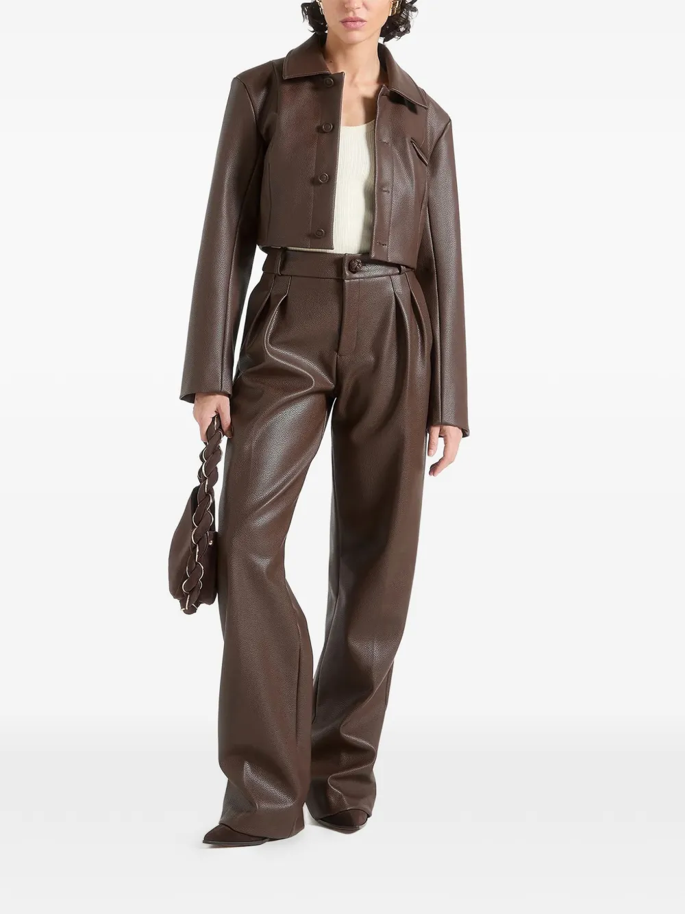 Manière De Voir Ania pebbled jacket | Cropped Jackets | Image 2