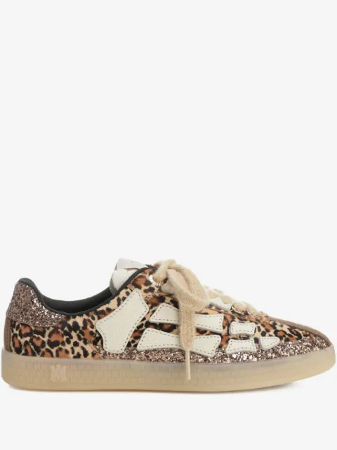 AMIRI Pacific Bones leopardmönstrade sneakers