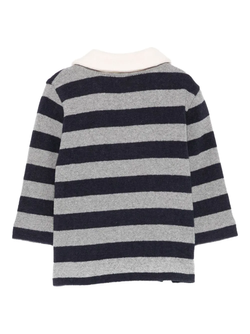 Zhoe & Tobiah striped buttoned long-sleeves polo shirt | Teen Polo Shirts | Image 2